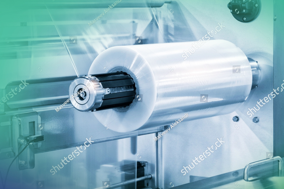 การอัดรีดฟิล์มที่ถูกจัดเรียงตัวสองแกน