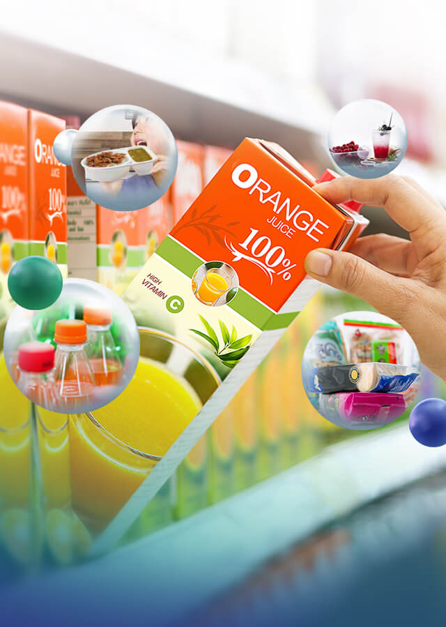 บรรจุภัณฑ์สำหรับอาหารและเครื่องดื่ม